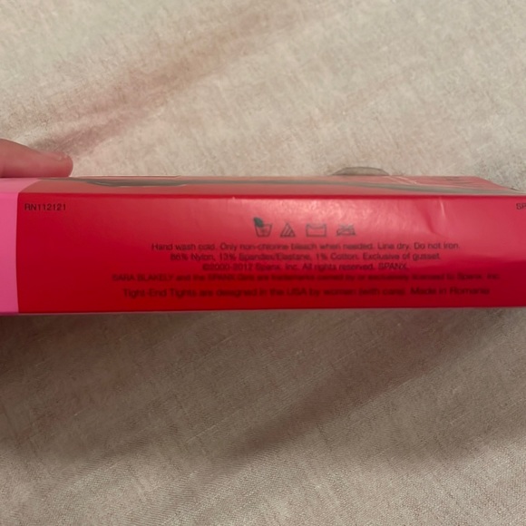 SPANX, Tight-End Tights, Patterned-Illusion Stripe, Black, size B, NEW! - Picture 6 of 7